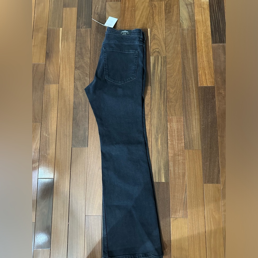H&M Jeans - Size 12 - Black Flare High Waist